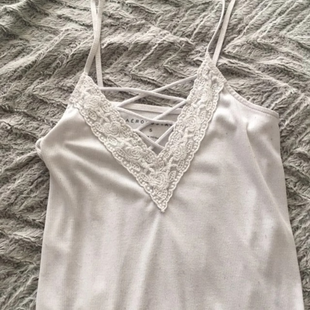 Aeropostale Lace-up Cami Tank